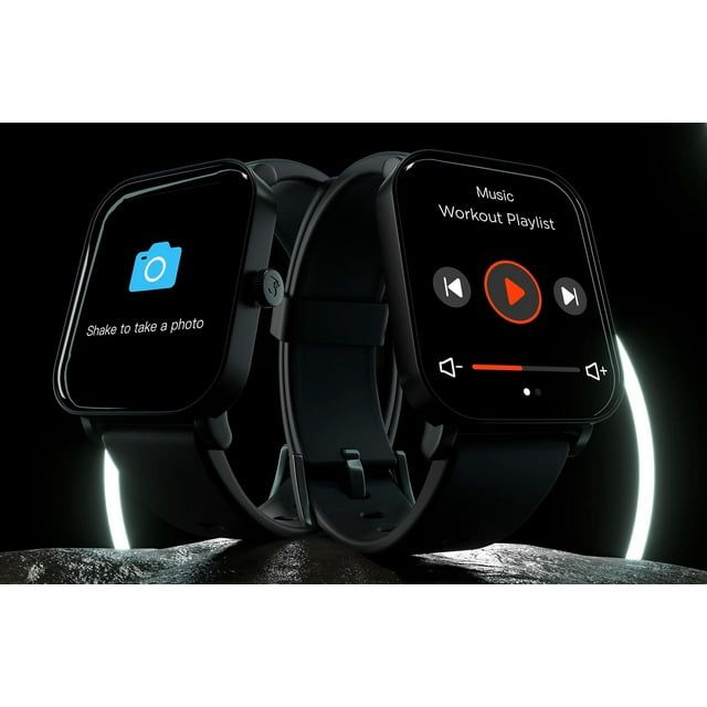3Plus Vibe Plus 2 Smartwatch – Black Unisex