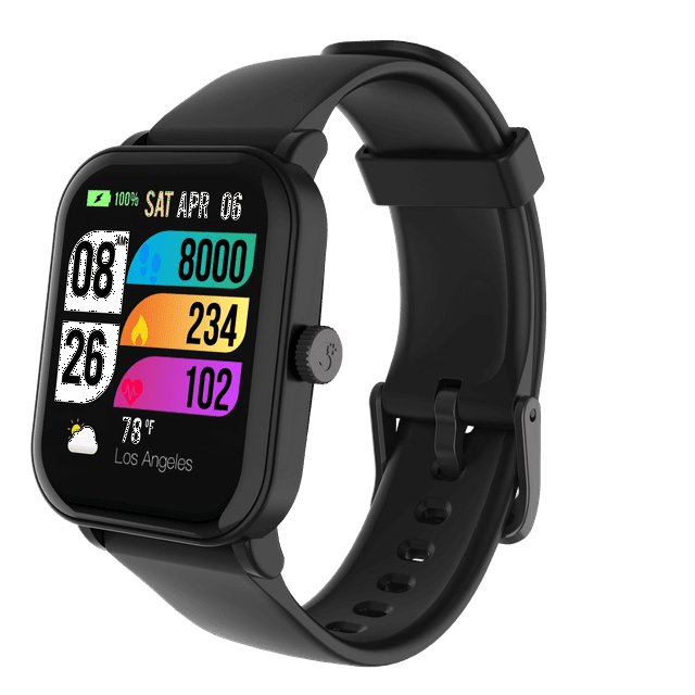3Plus Vibe Plus 2 Smartwatch – Black Unisex