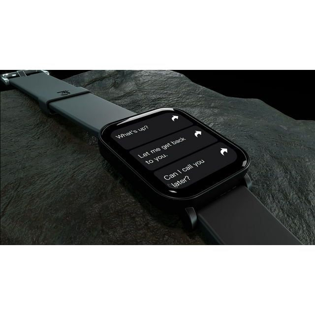 3Plus Vibe Plus 2 Smartwatch – Black Unisex