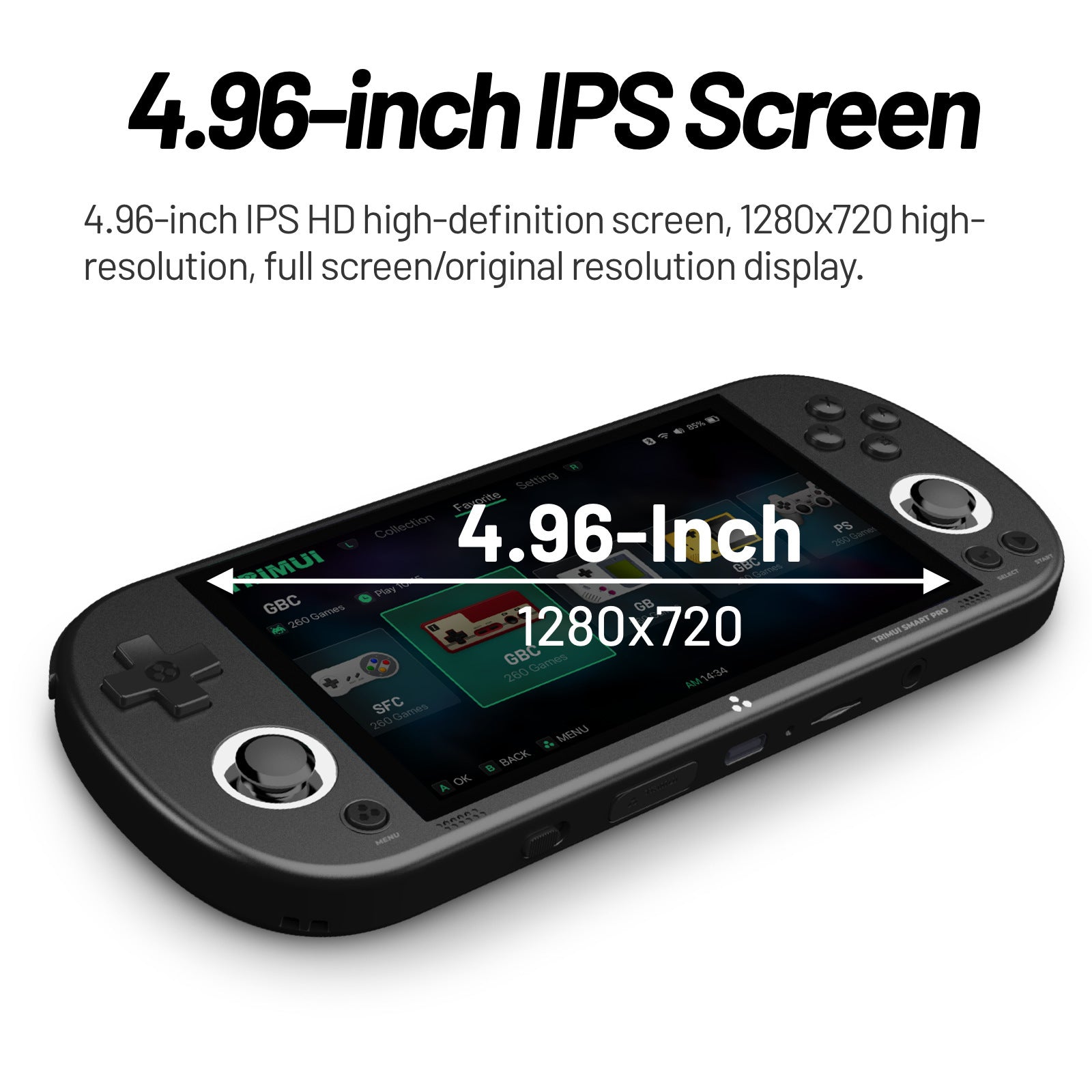 5-Inch HD Mini PS1 Handheld – Wireless Open-Source
