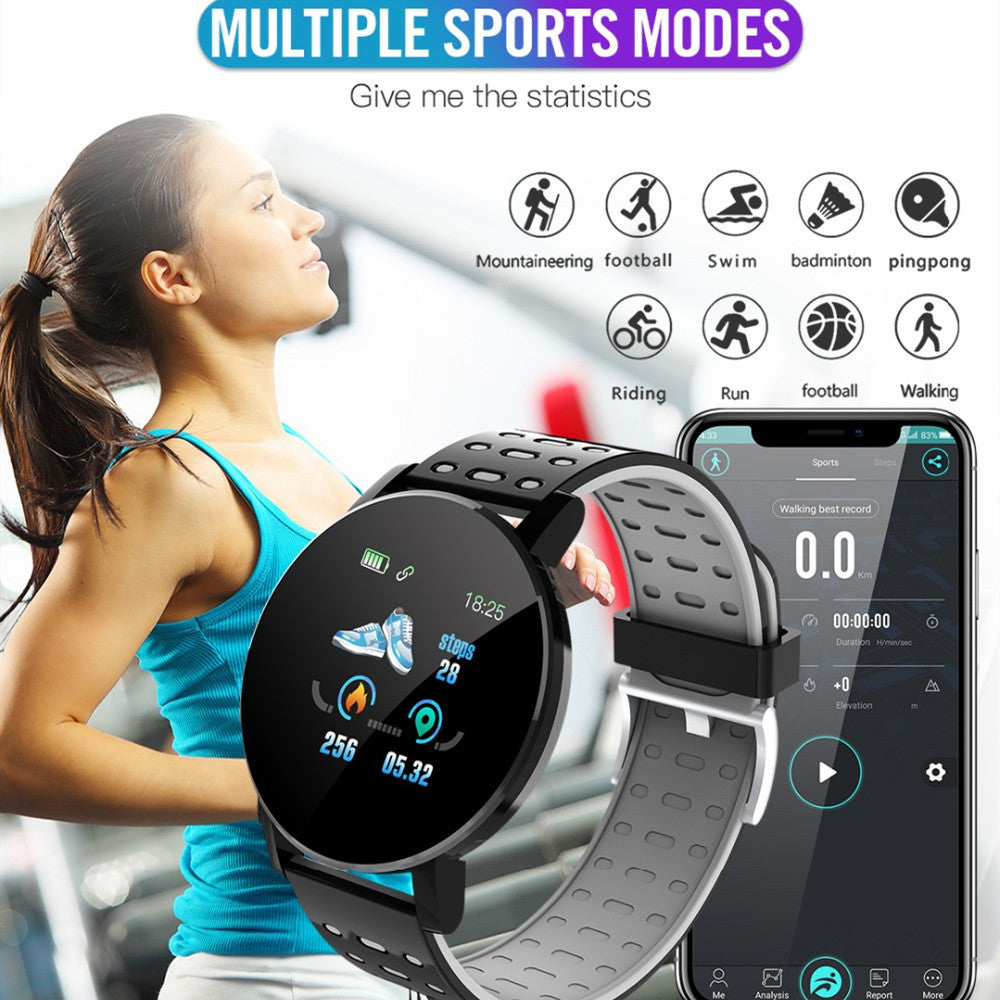 Bluetooth Smartwatch – Fitness, Calls, and Notifications