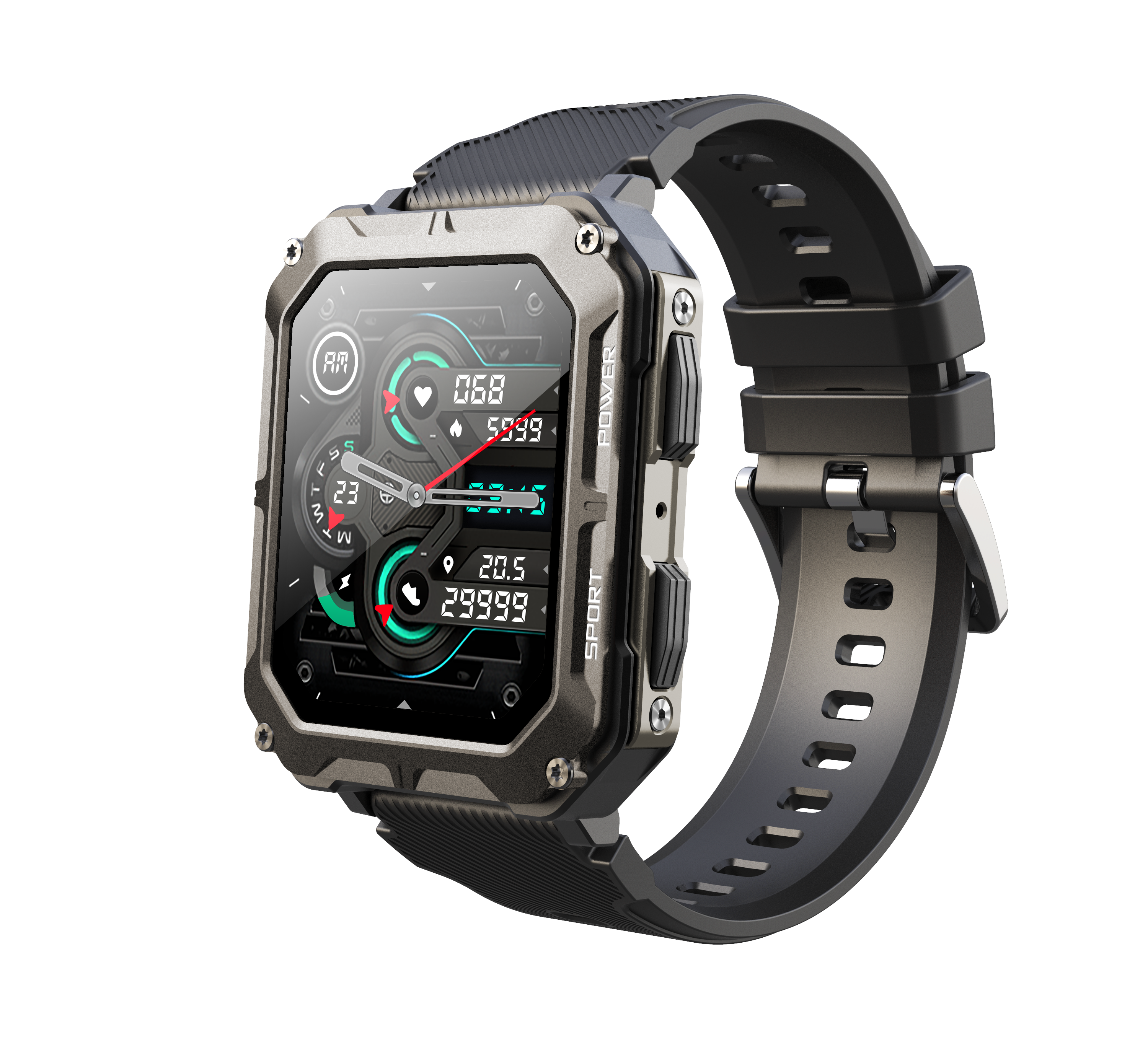 C20 Pro Smartwatch – Fitness and Notification Tracker