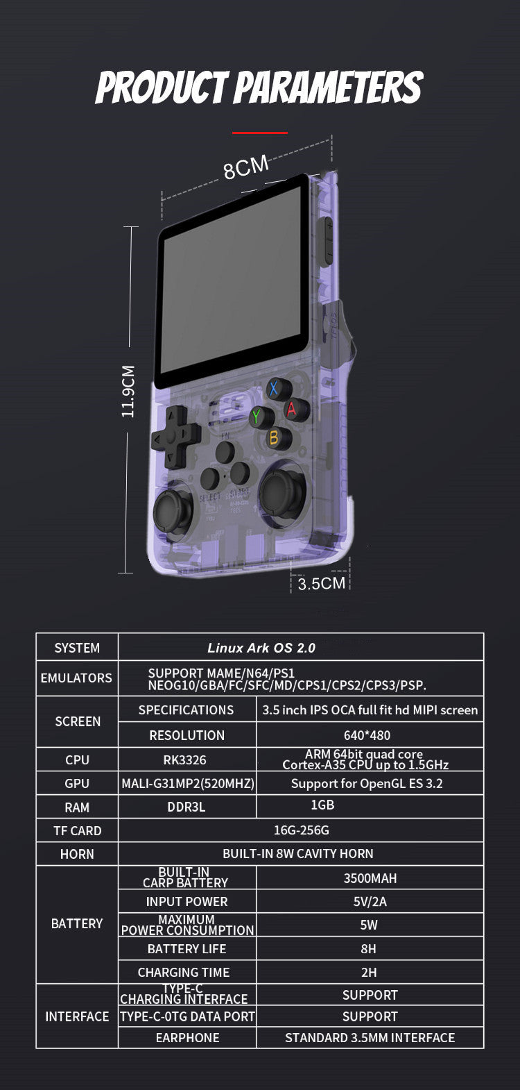 R36S Retro Handheld Arcade – Portable Open-Source Console