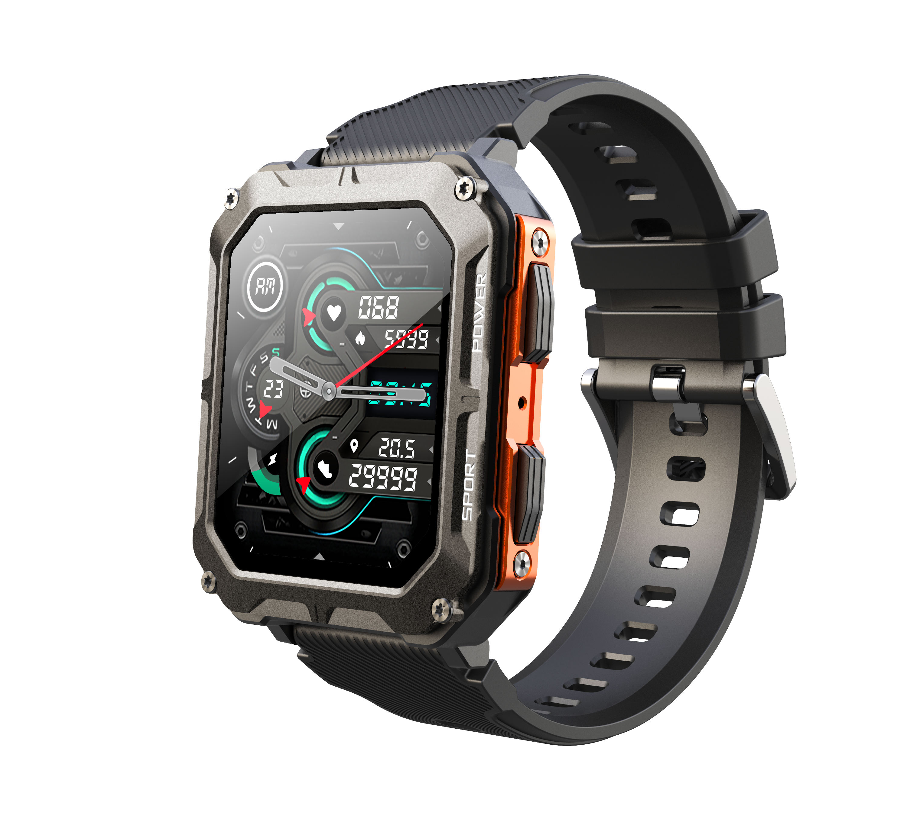 C20 Pro Smartwatch – Fitness and Notification Tracker