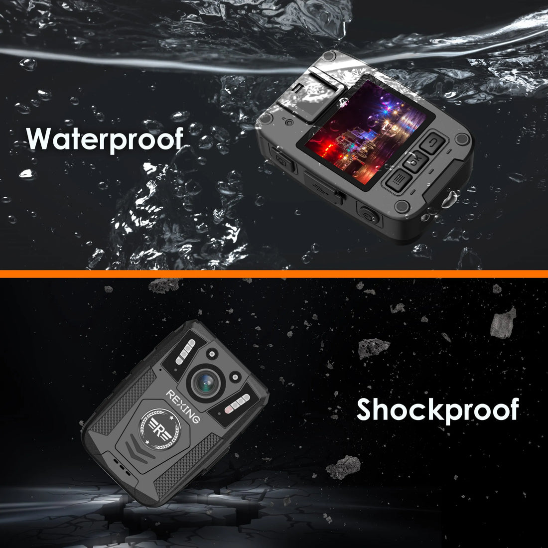 Rexing P2 FHD Body Camera 1080p Full HD With Type-C Port