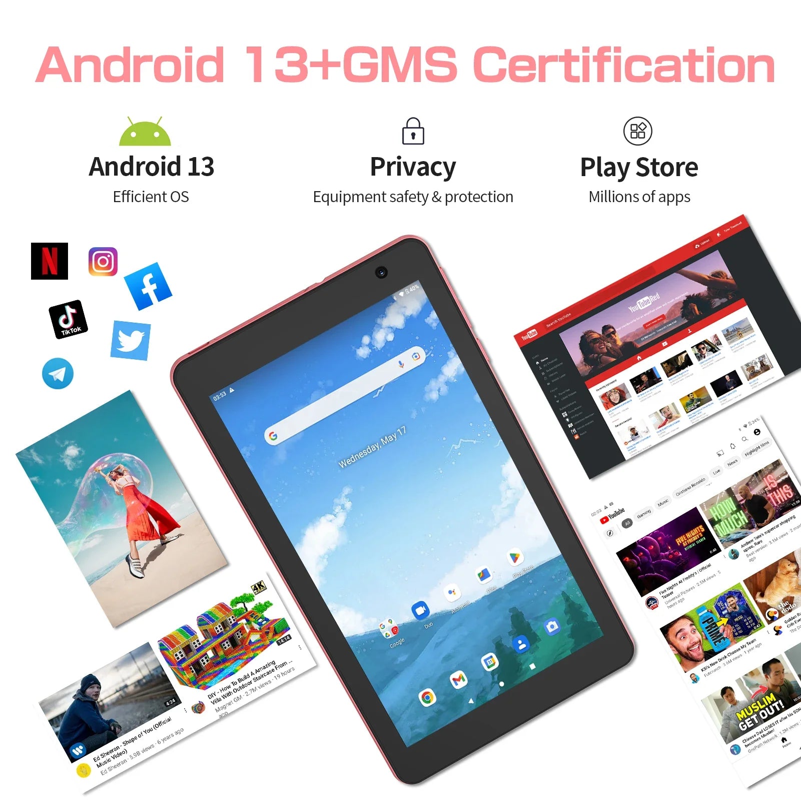 8-Inch Android 13 Tablet – 8GB RAM 64GB