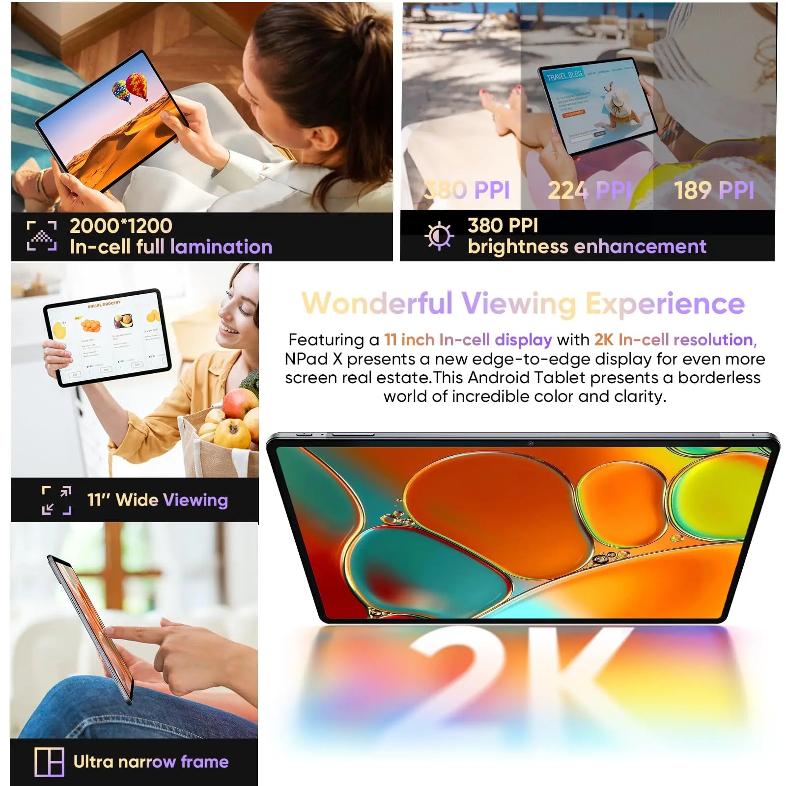 NPad X1 Android 13 Tablet – 10.95" FHD