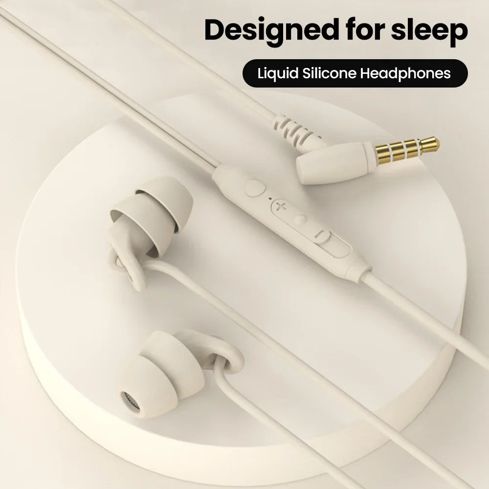 Soft Silicone Wired Earphones – Type-C & 3.5mm