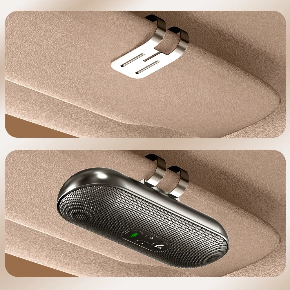 Bluetooth 5.4 Car Speakerphone – Handsfree Music Player