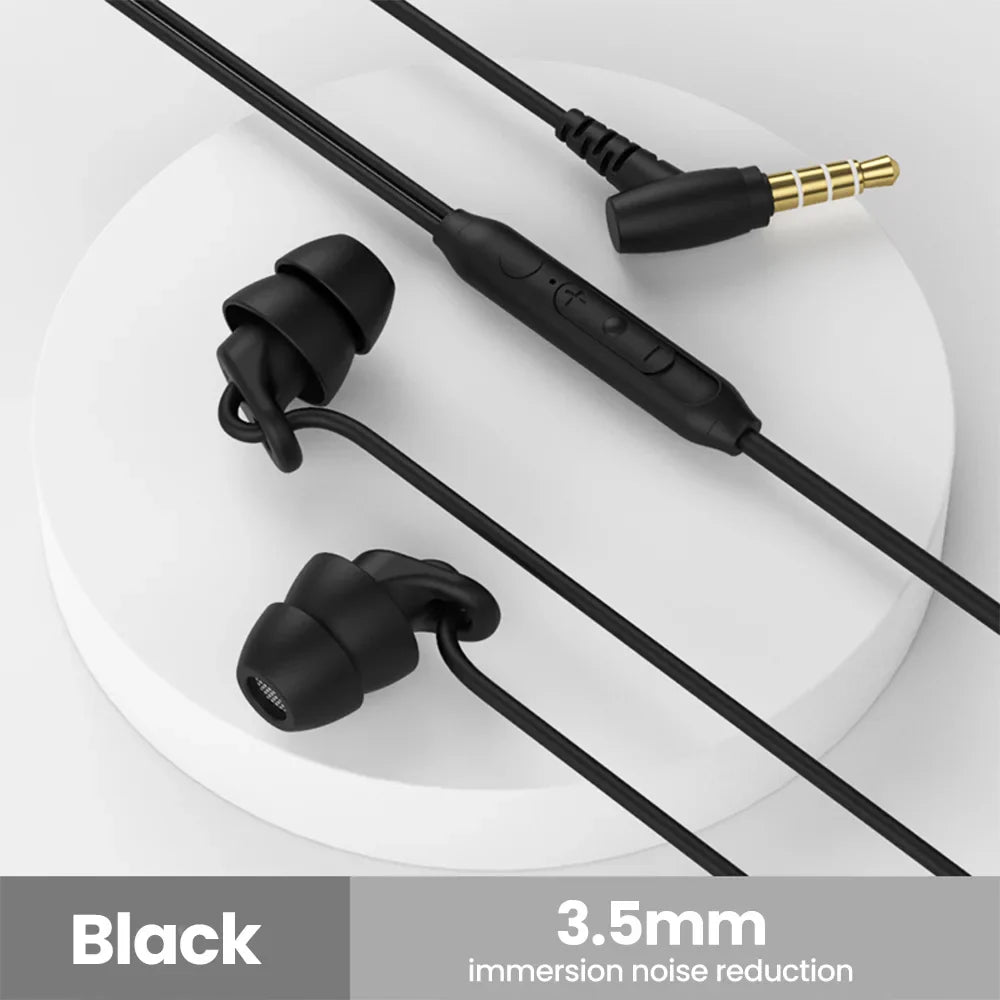 Soft Silicone Wired Earphones – Type-C & 3.5mm