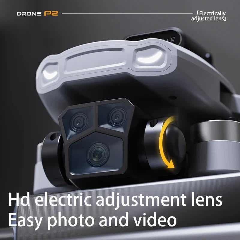 KBDFA P2 RC Drone – Dual HD Foldable Quadcopter