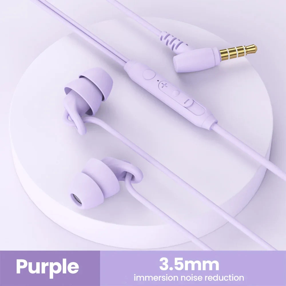 Soft Silicone Wired Earphones – Type-C & 3.5mm