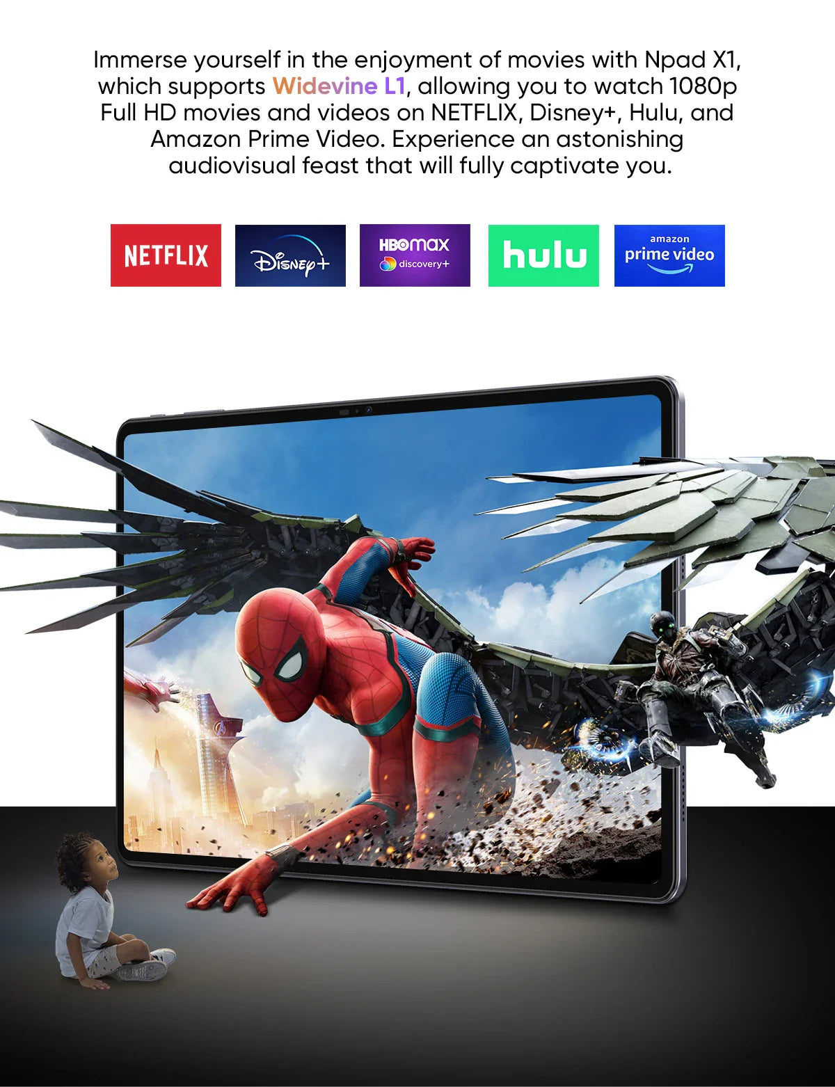NPad X1 Android 13 Tablet – 10.95" FHD