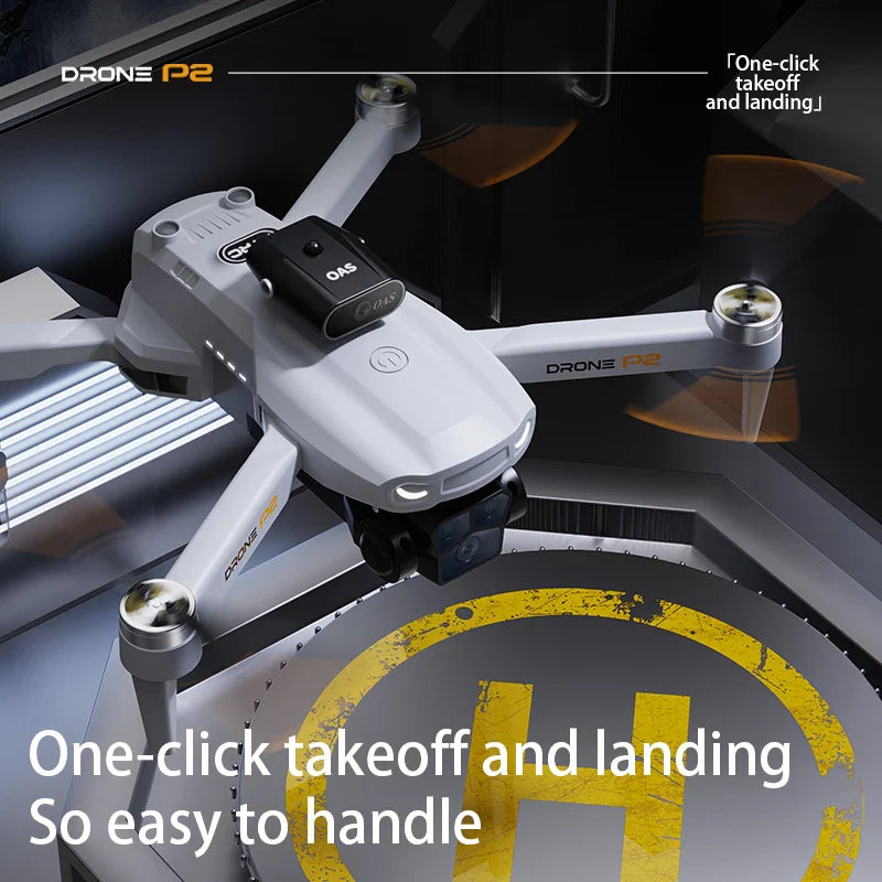 KBDFA P2 RC Drone – Dual HD Foldable Quadcopter