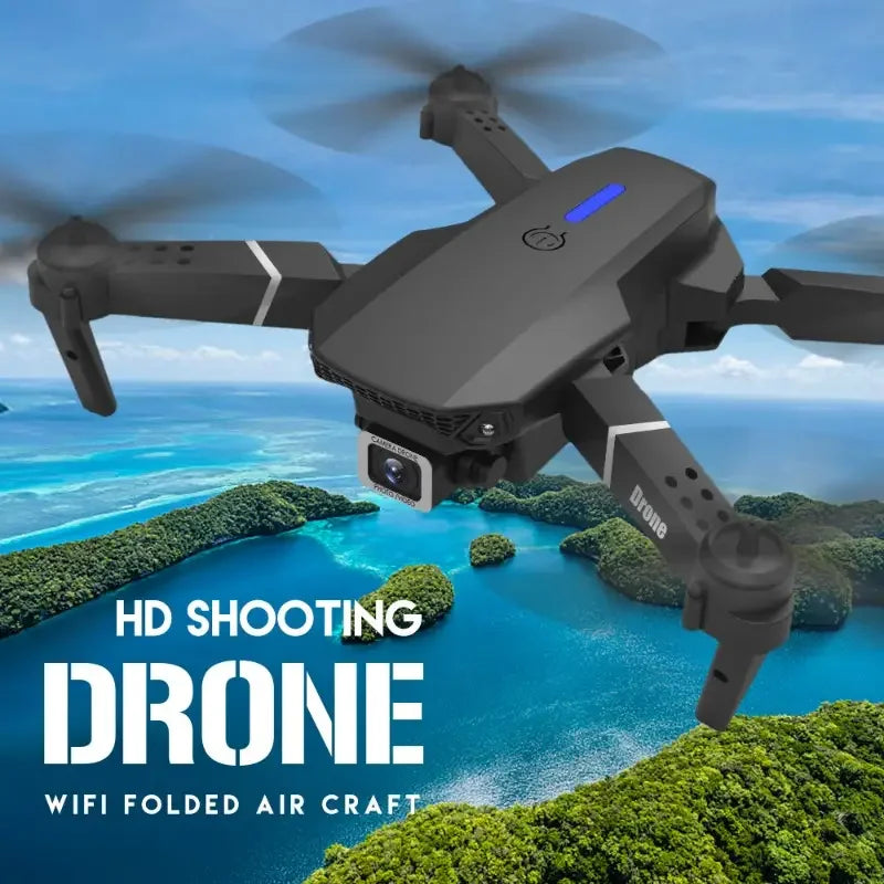 E88 4K HD Foldable RC Drone – WiFi FPV