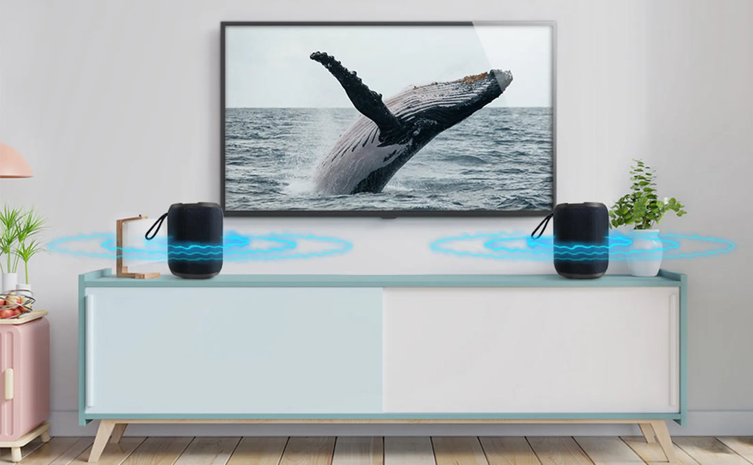 Portable Bluetooth Speaker – IPX7 LED Stereo Sound Outdoor