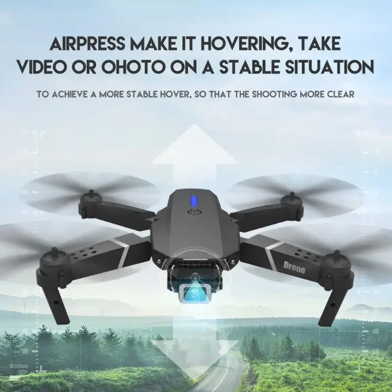E88 4K HD Foldable RC Drone – WiFi FPV