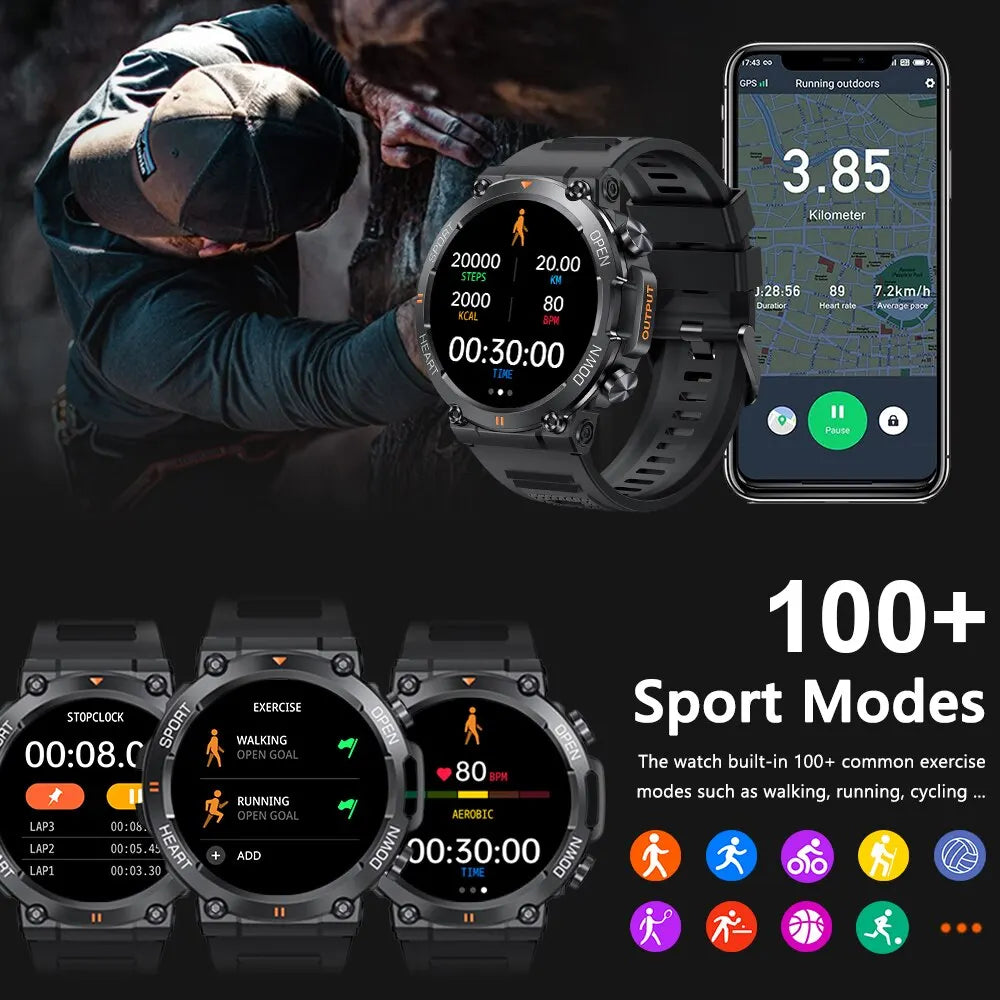 MD56 Smartwatch – HD Bluetooth Call Fitness