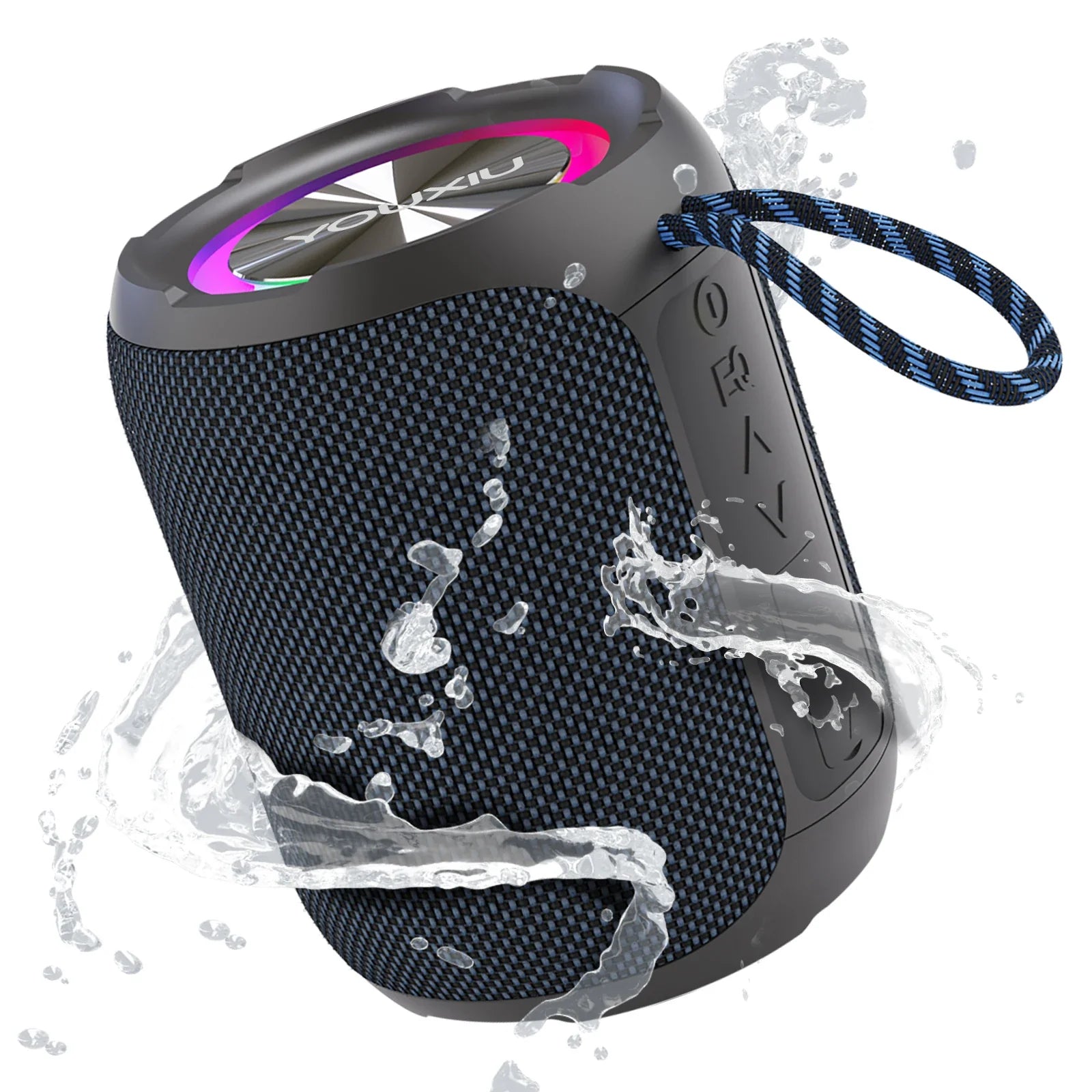 Portable Bluetooth Speaker – IPX7 LED Stereo Sound Outdoor