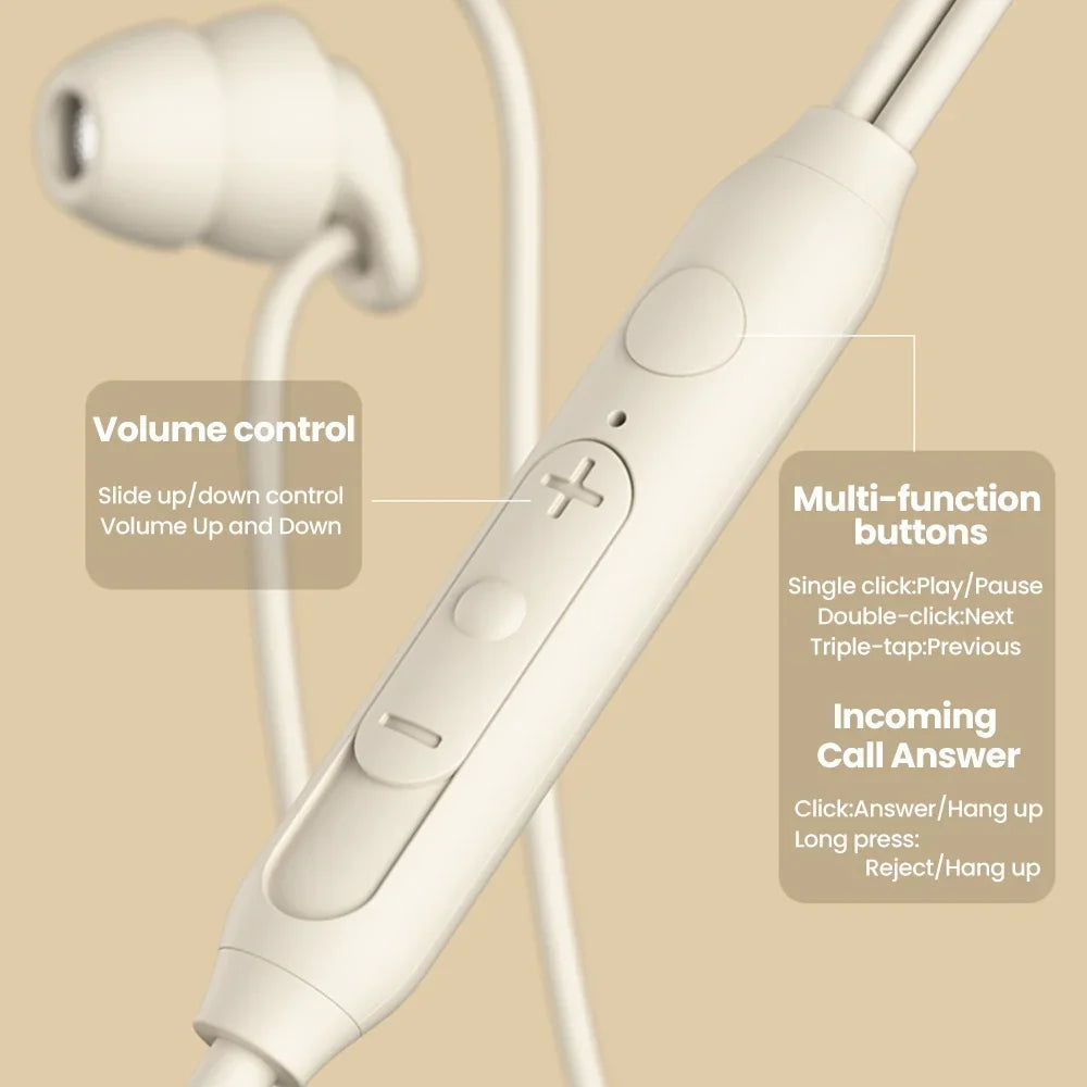 Soft Silicone Wired Earphones – Type-C & 3.5mm