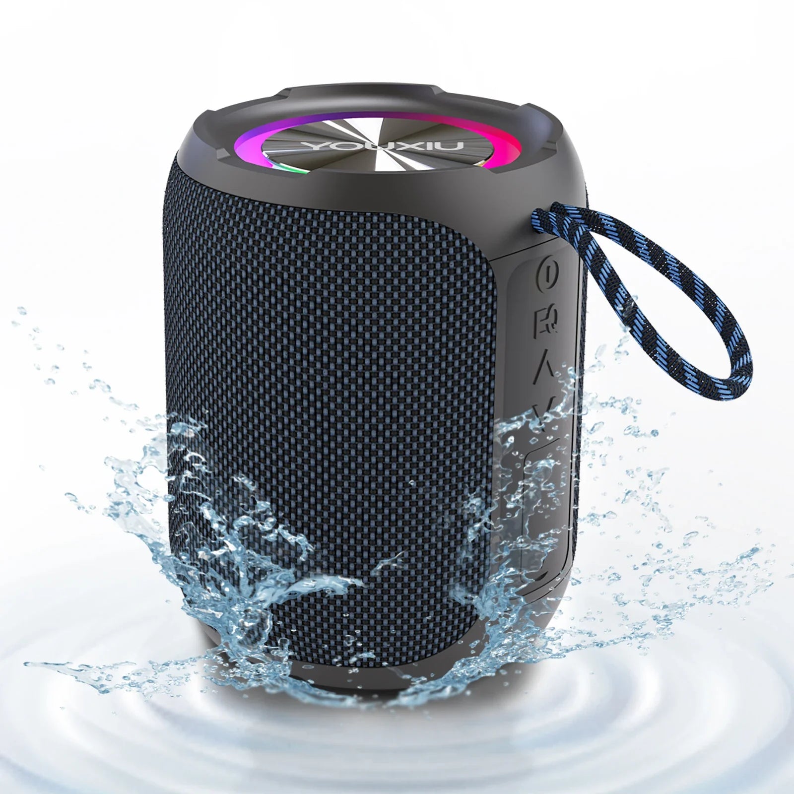Portable Bluetooth Speaker – IPX7 LED Stereo Sound Outdoor