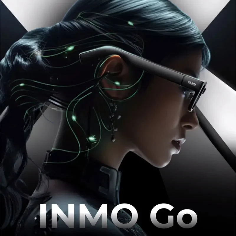 INMO Go Smart AR Glasses Wireless AI Assistant Glasses Music/Call/Translation/Teleprompter/Navigation/Bluetooth Audio In Stock