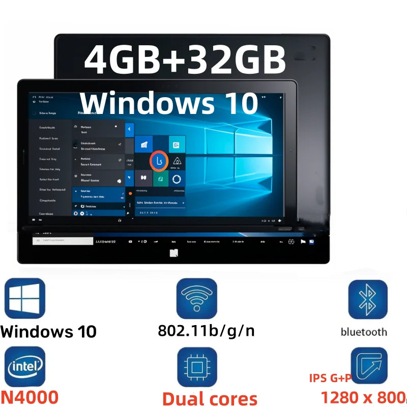 10.1-Inch Windows 11 Tablet – 4GB RAM 64GB