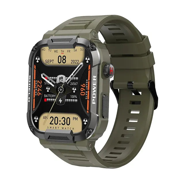 Outdoor Military Smartwatch – Rugged Men’s Watch