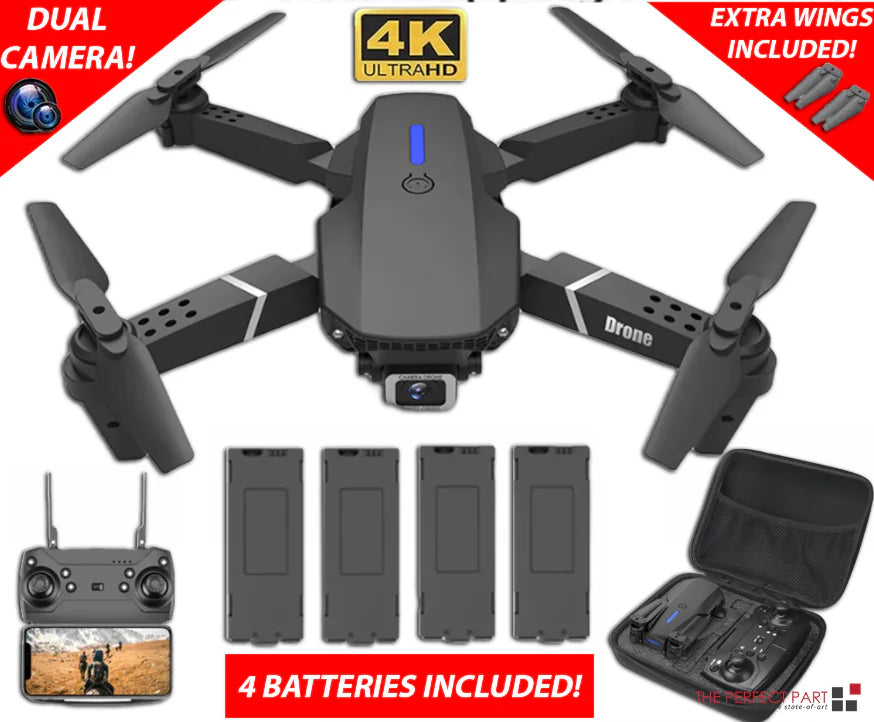 2023 4K RC Drone – Dual Camera Foldable Quadcopter