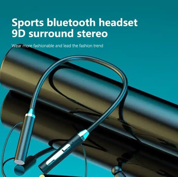 Bluetooth Neckband Headphones – Waterproof Sports Earbuds