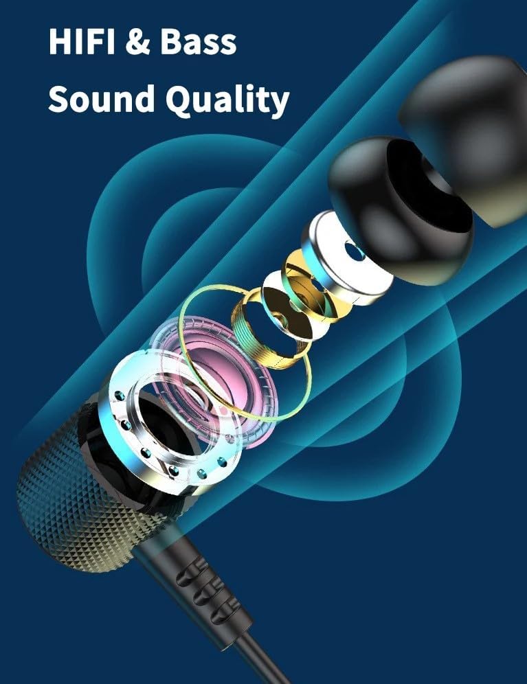 Bluetooth Neckband Headphones – Waterproof Sports Earbuds