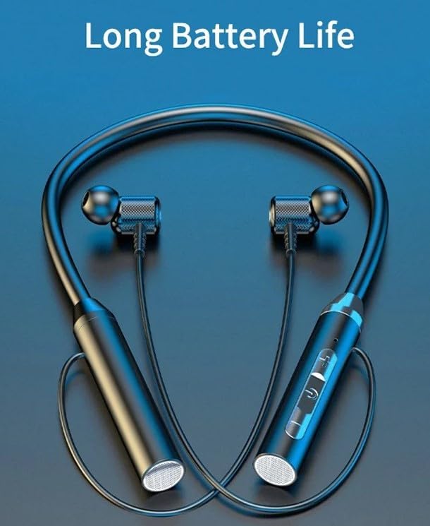 Bluetooth Neckband Headphones – Waterproof Sports Earbuds