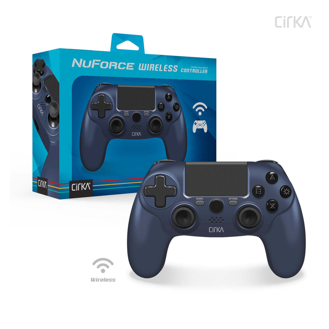 PS4/PC/Mac Wireless Controller – Twilight Blue NuForce