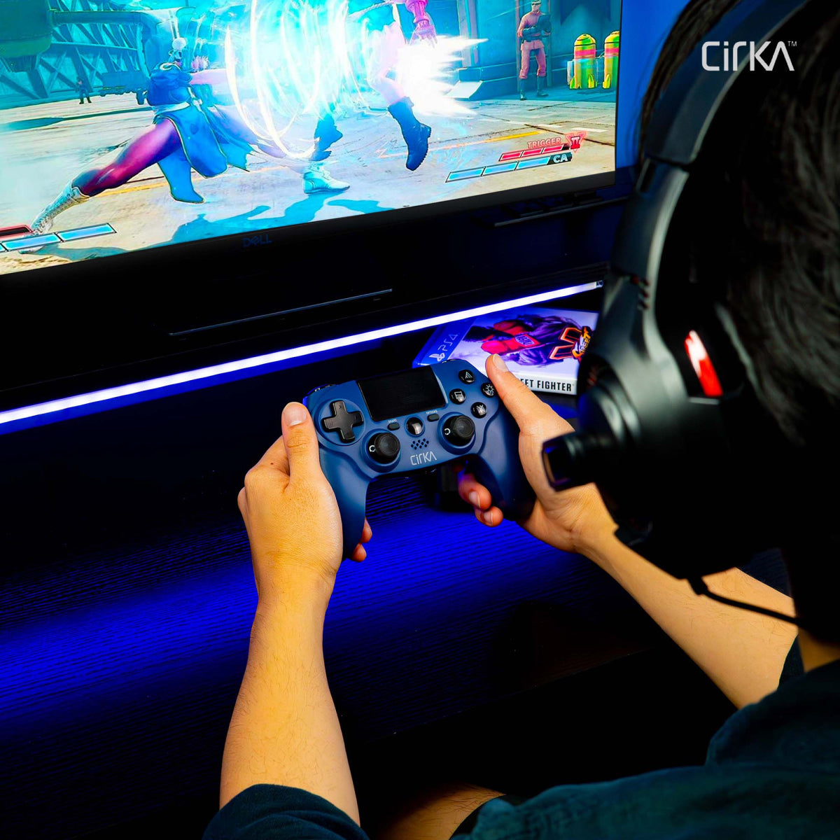 PS4/PC/Mac Wireless Controller – Twilight Blue NuForce