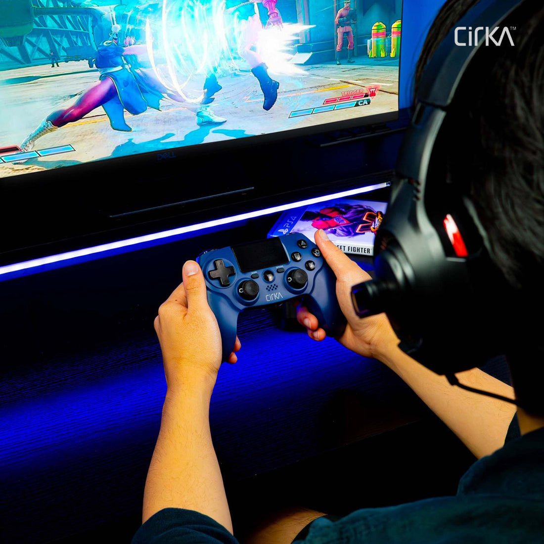 PS4/PC/Mac Wireless Controller – Twilight Blue NuForce