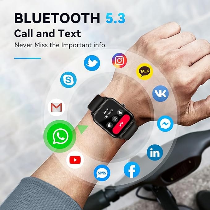 Smartwatch – Fitness, Calls, and Health Tracker