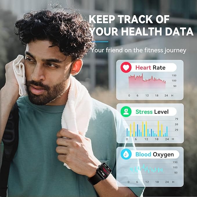 Smartwatch – Fitness, Calls, and Health Tracker